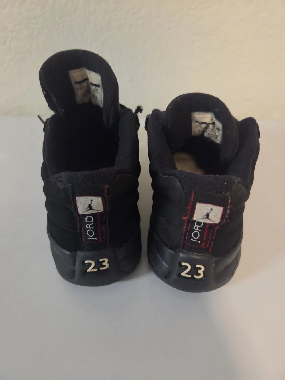 Jordan Men's Black Retro 12 Basketball Shoes